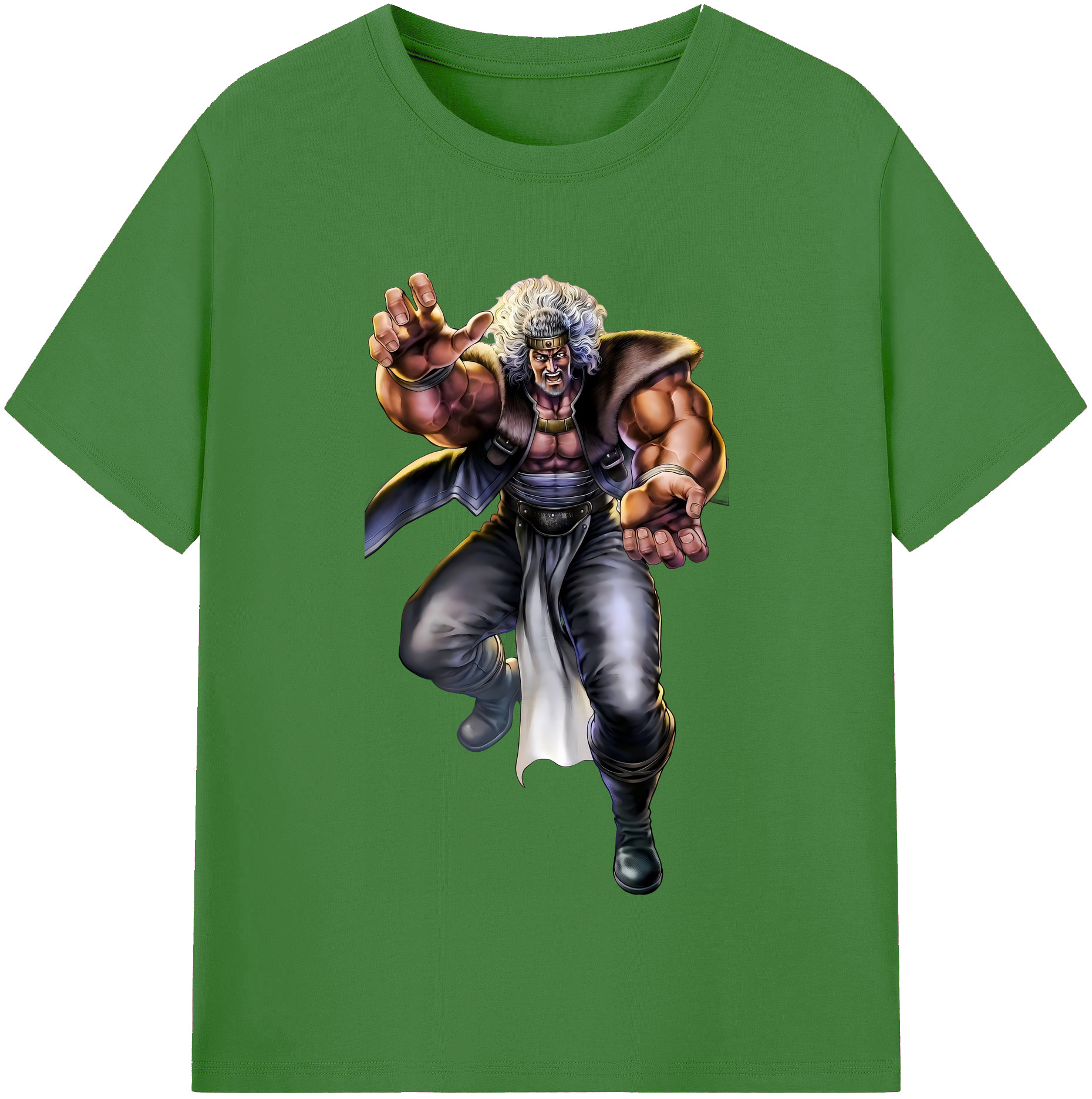 （画像用） 北斗の拳 Fist of the North Star レディースカジュアルプリントTシャツ（綿100％）